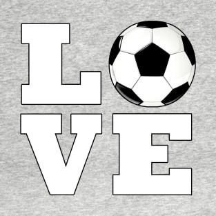 LOVE Soccer Sports Player or Coach T-Shirt